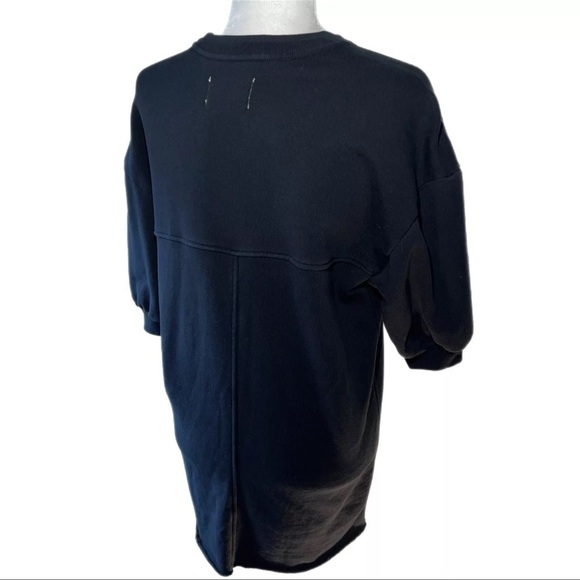 Everlane Puff Sleeve Organic Cotton Sweatshirt Dress Black Size XXS - Picture 4 of 12